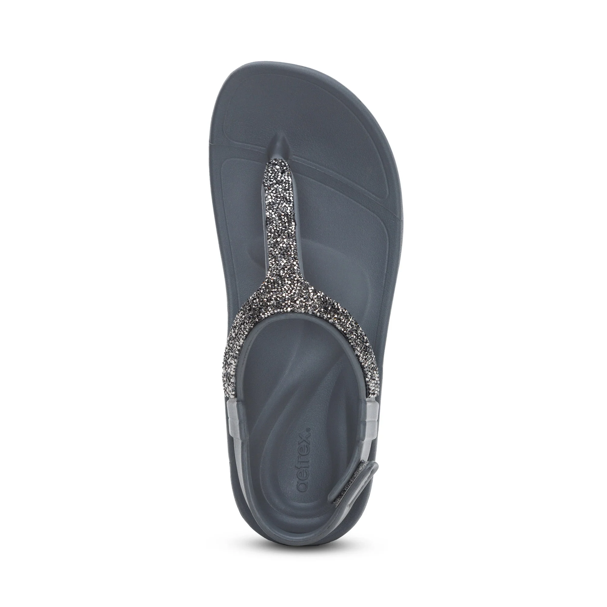 Skyler Thong Sandal - Pewter Embellished - Image 5