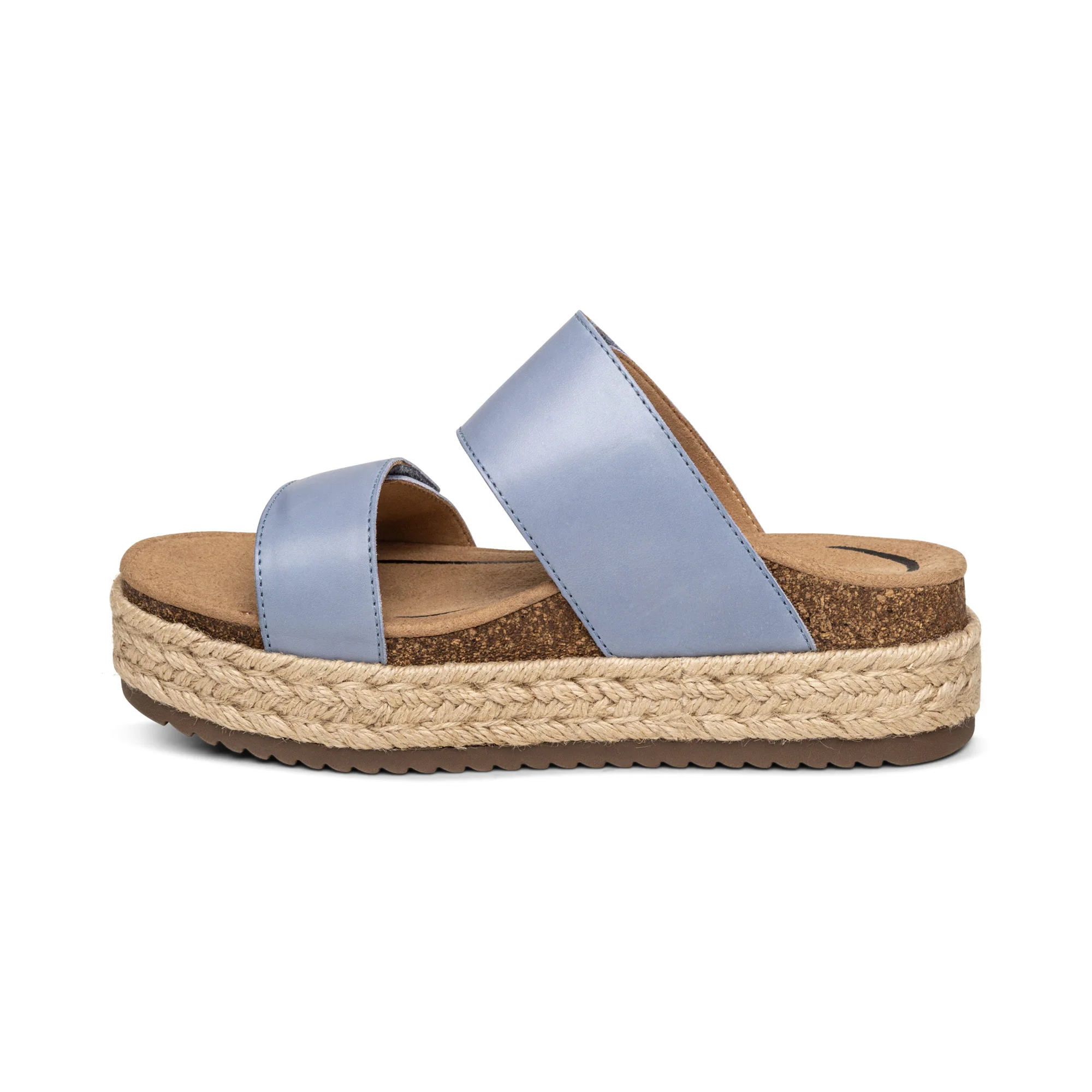 Sofie Platform Sandal - Blue - Image 4