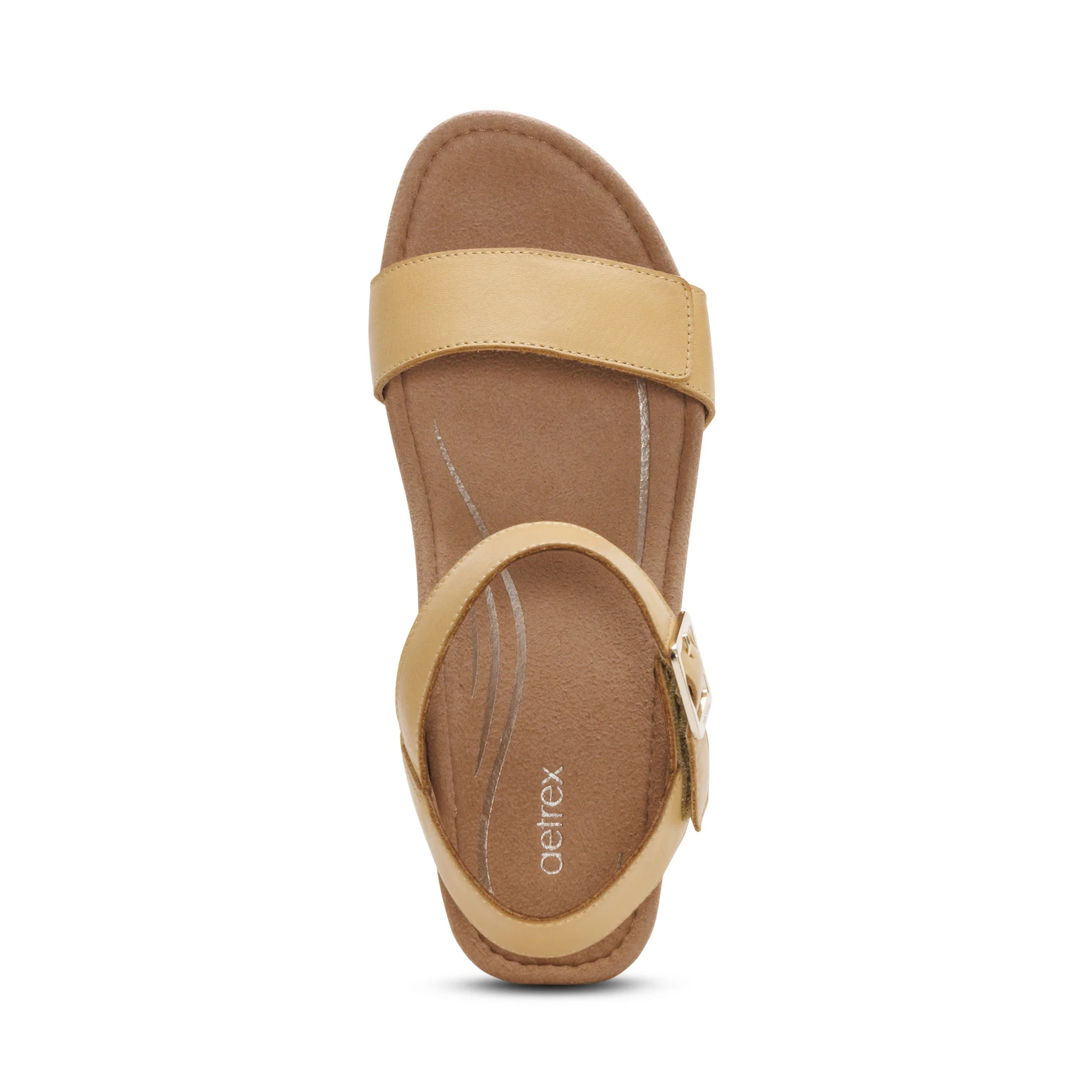 Sydney Quarter Strap Espadrille Wedge - Butter - Image 5