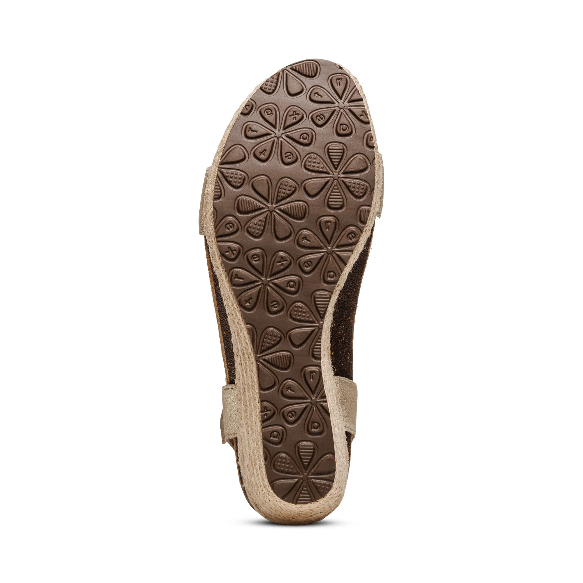 Sydney Quarter Strap Espadrille Wedge - Champagne - Image 5