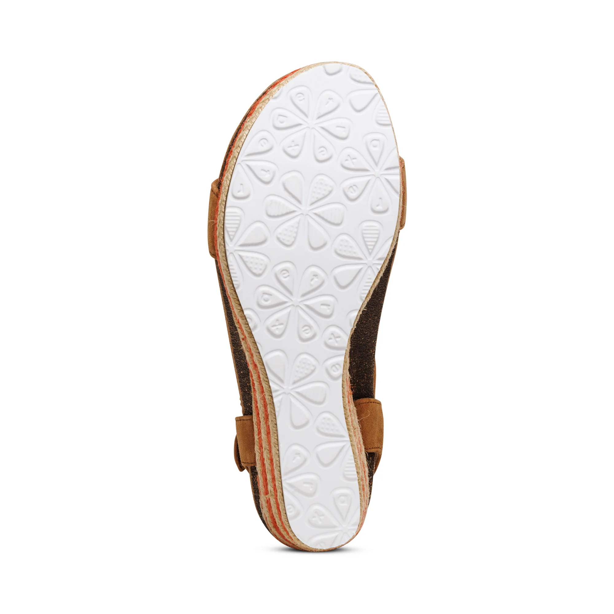 Sydney Quarter Strap Espadrille Wedge - Cognac - Image 5