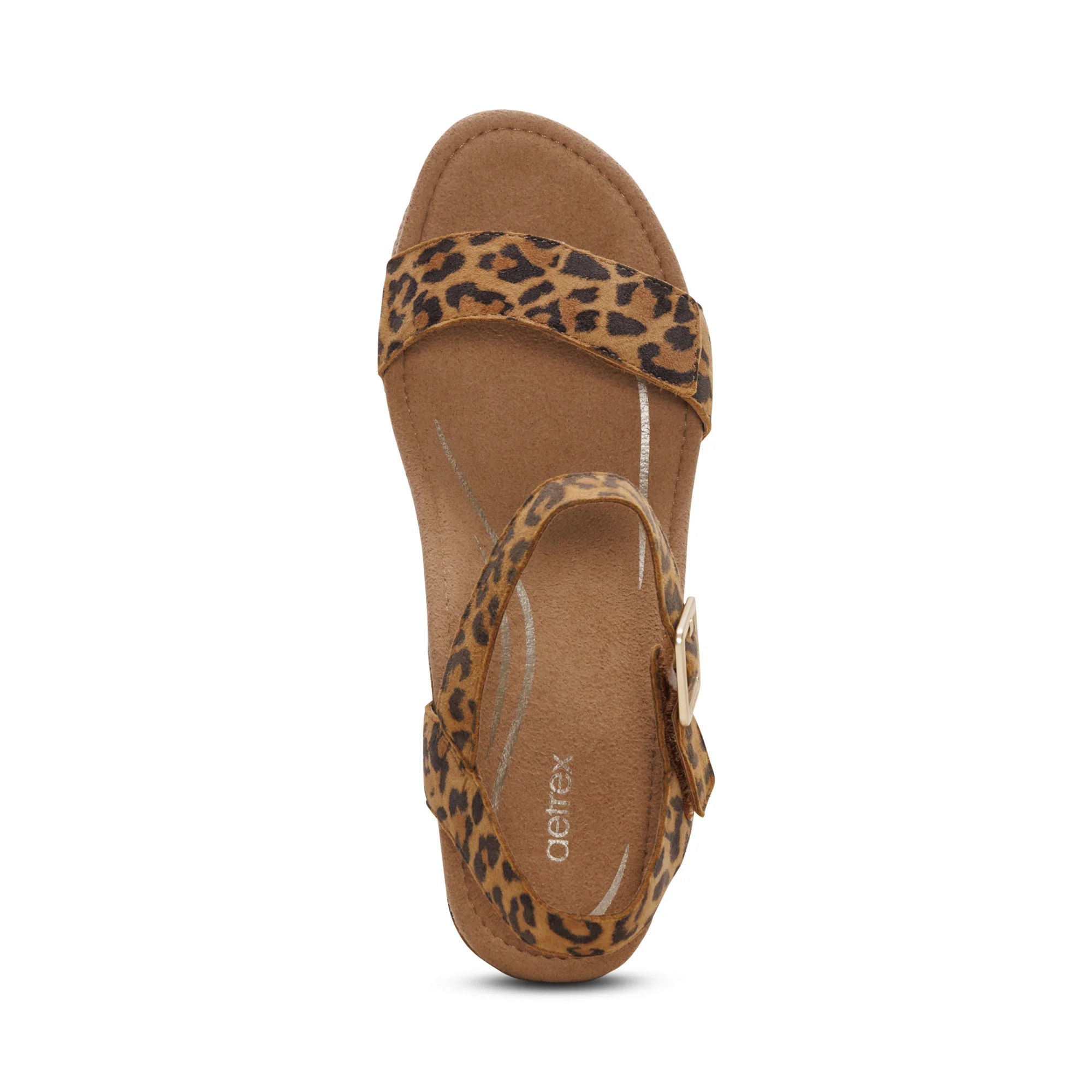 Sydney Quarter Strap Espadrille Wedge - Leopard - Image 5