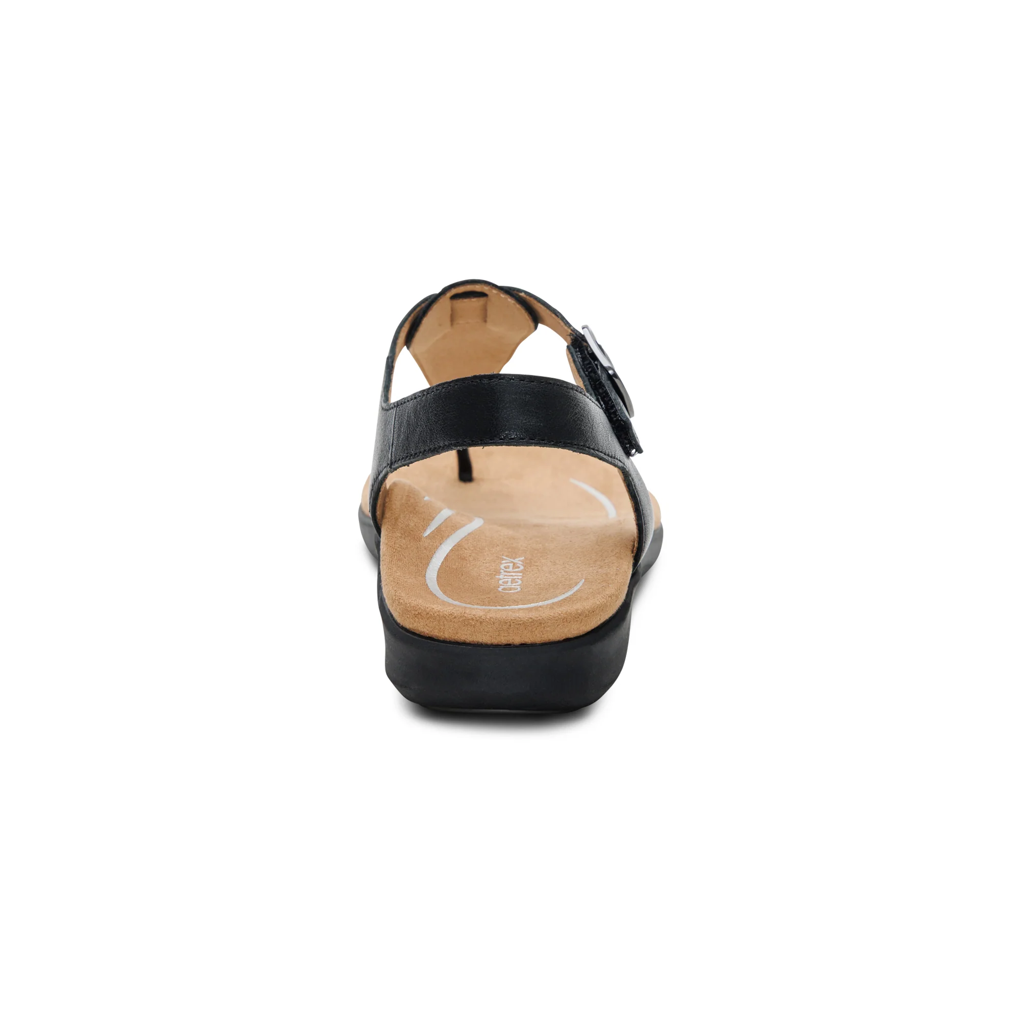 Tracey Adjustable Thong Sandal - Black - Image 3