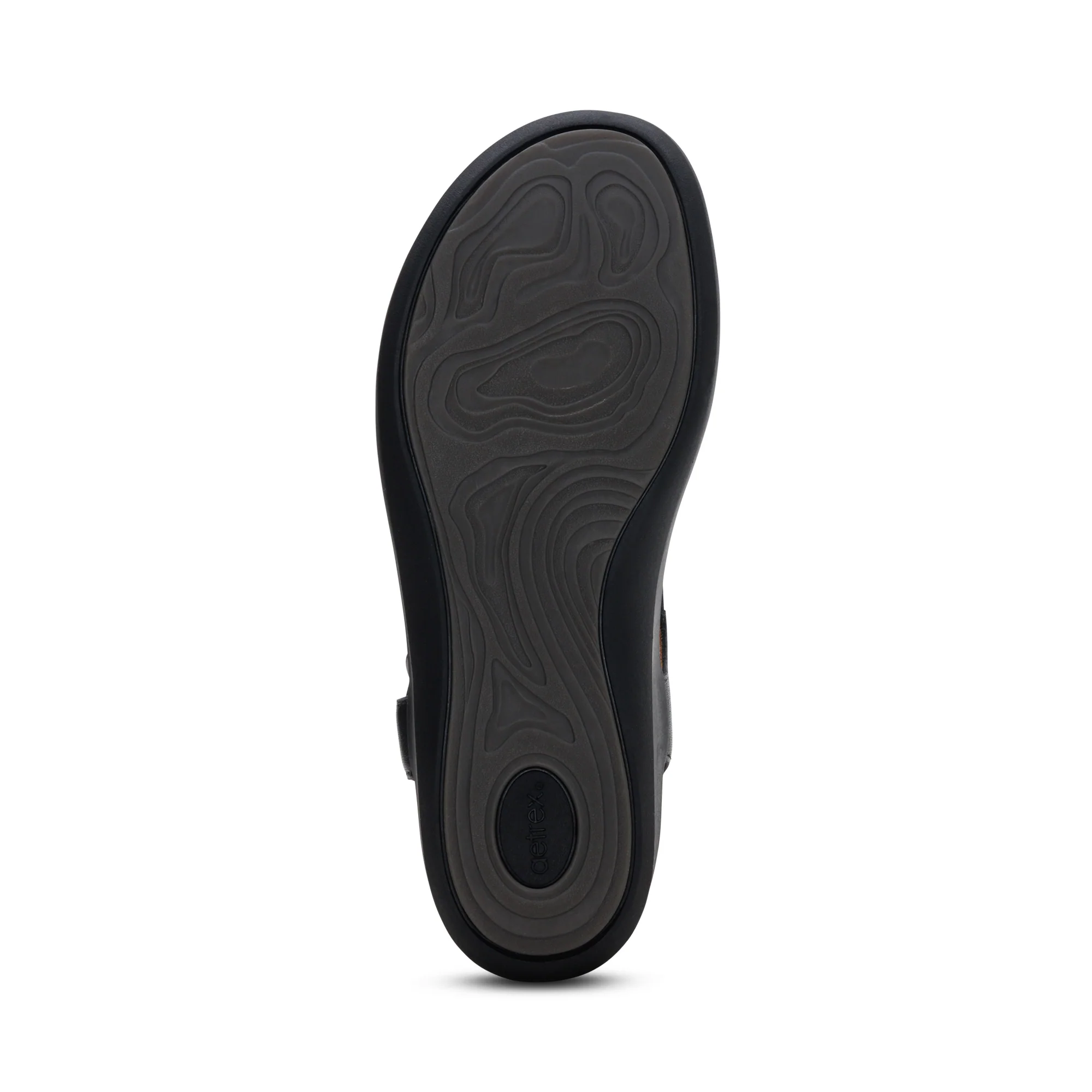 Tracey Adjustable Thong Sandal - Black - Image 6