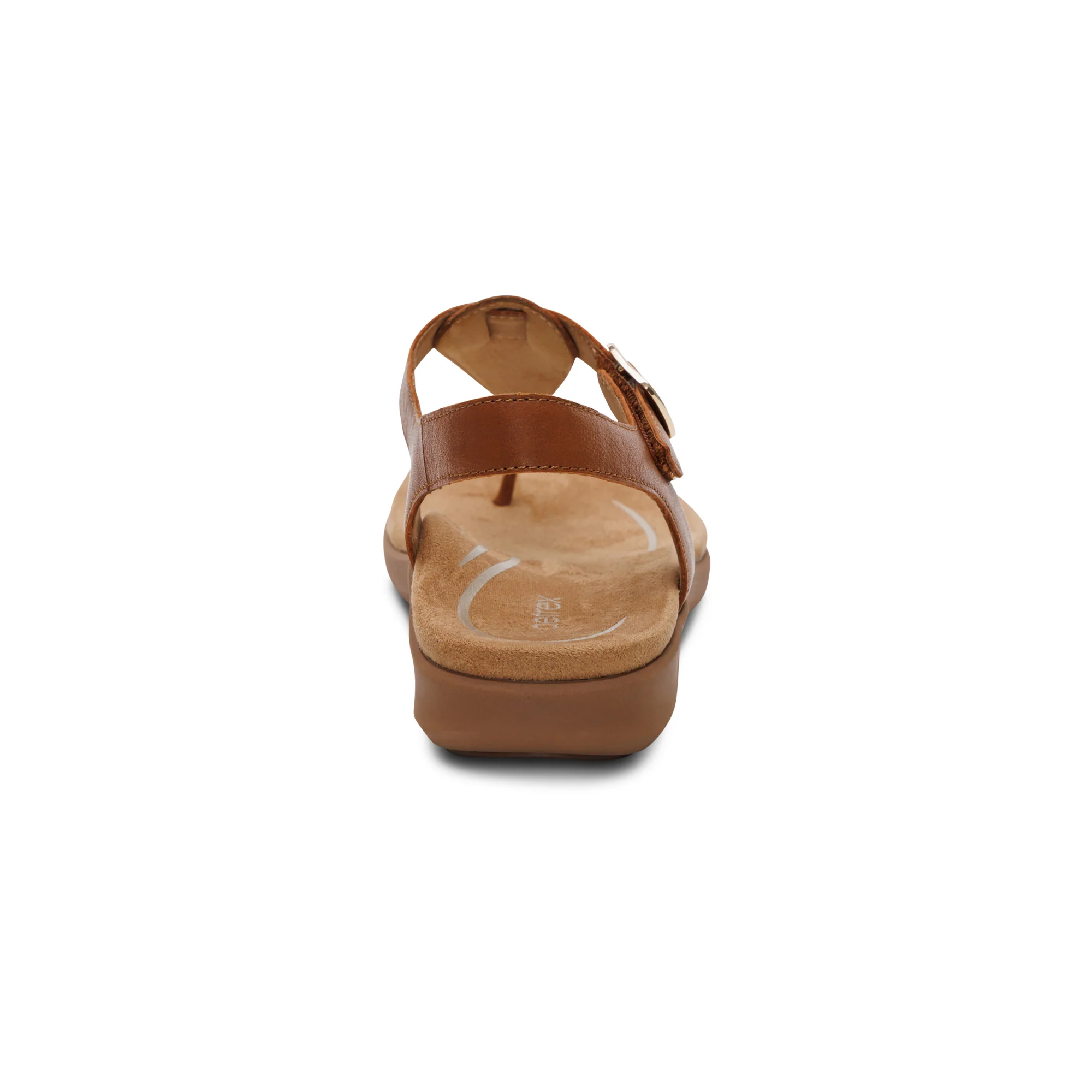Tracey Adjustable Thong Sandal - Cognac - Image 3