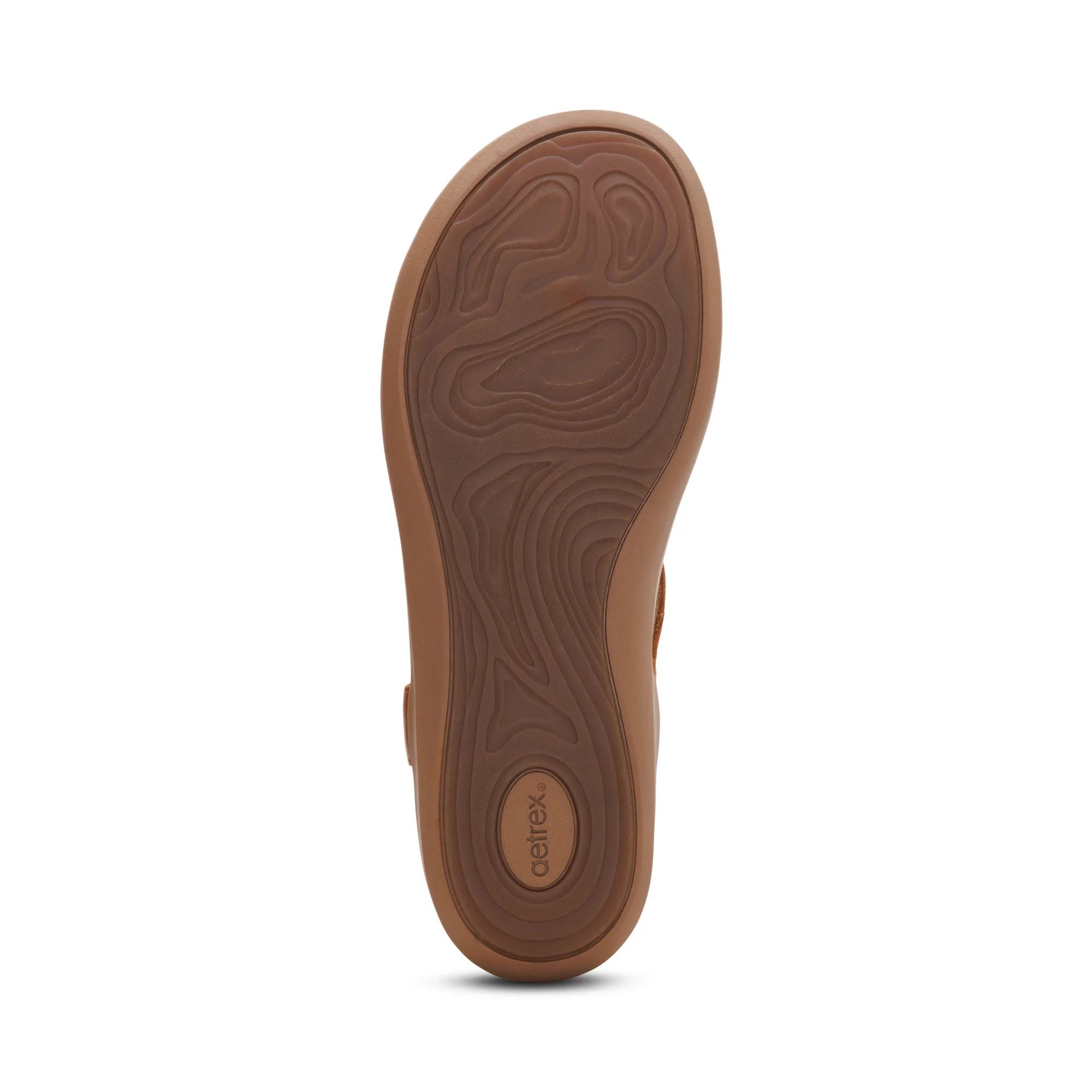 Tracey Adjustable Thong Sandal - Cognac - Image 6