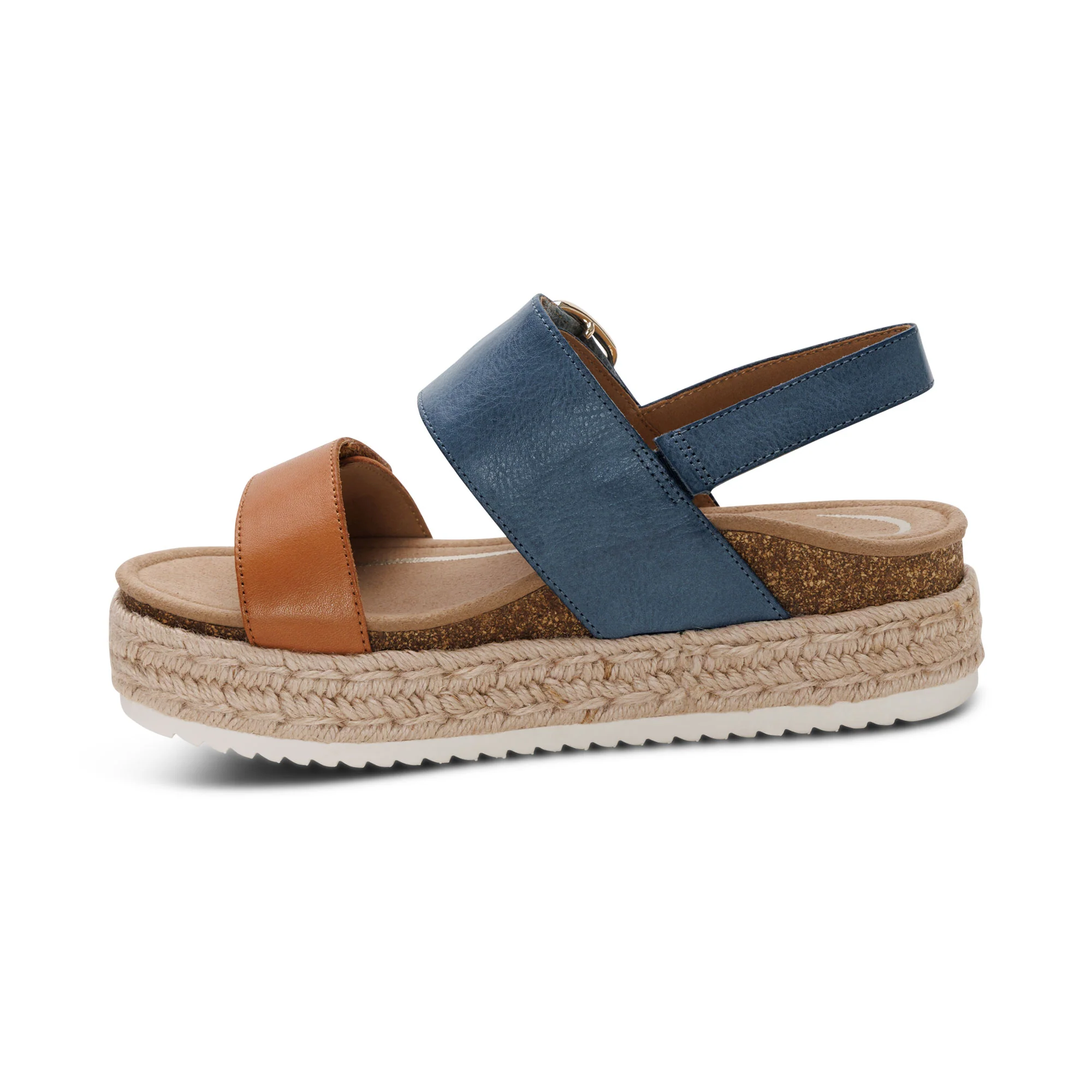 Vania Arch Support Platform Sandal - Hazy Blue - Image 4