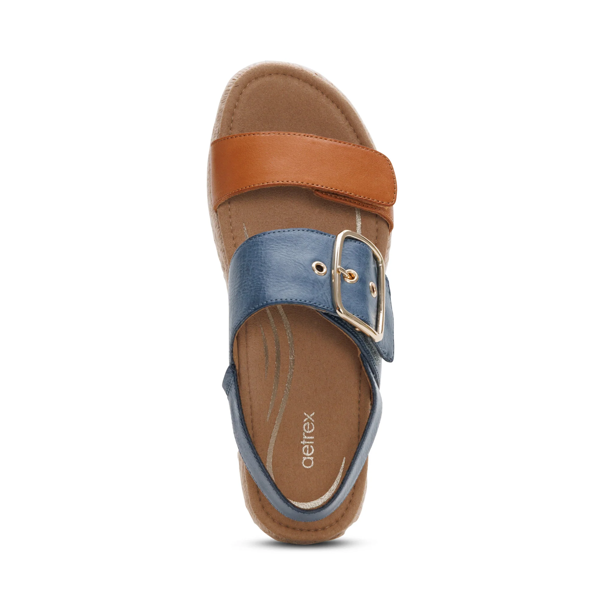 Vania Arch Support Platform Sandal - Hazy Blue - Image 5