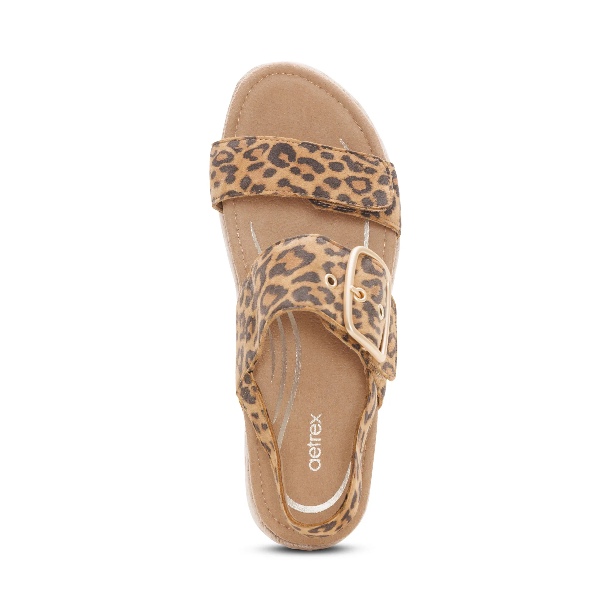Vania Arch Support Platform Sandal - Leopard - Image 5