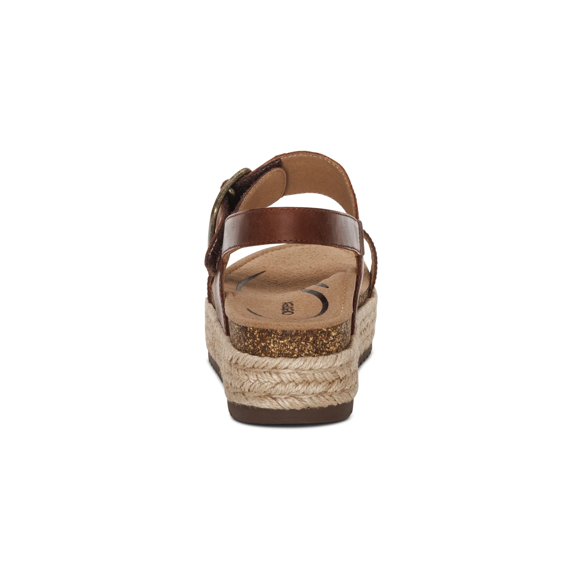 Vania Arch Support Platform Sandal - Walnut - Image 3