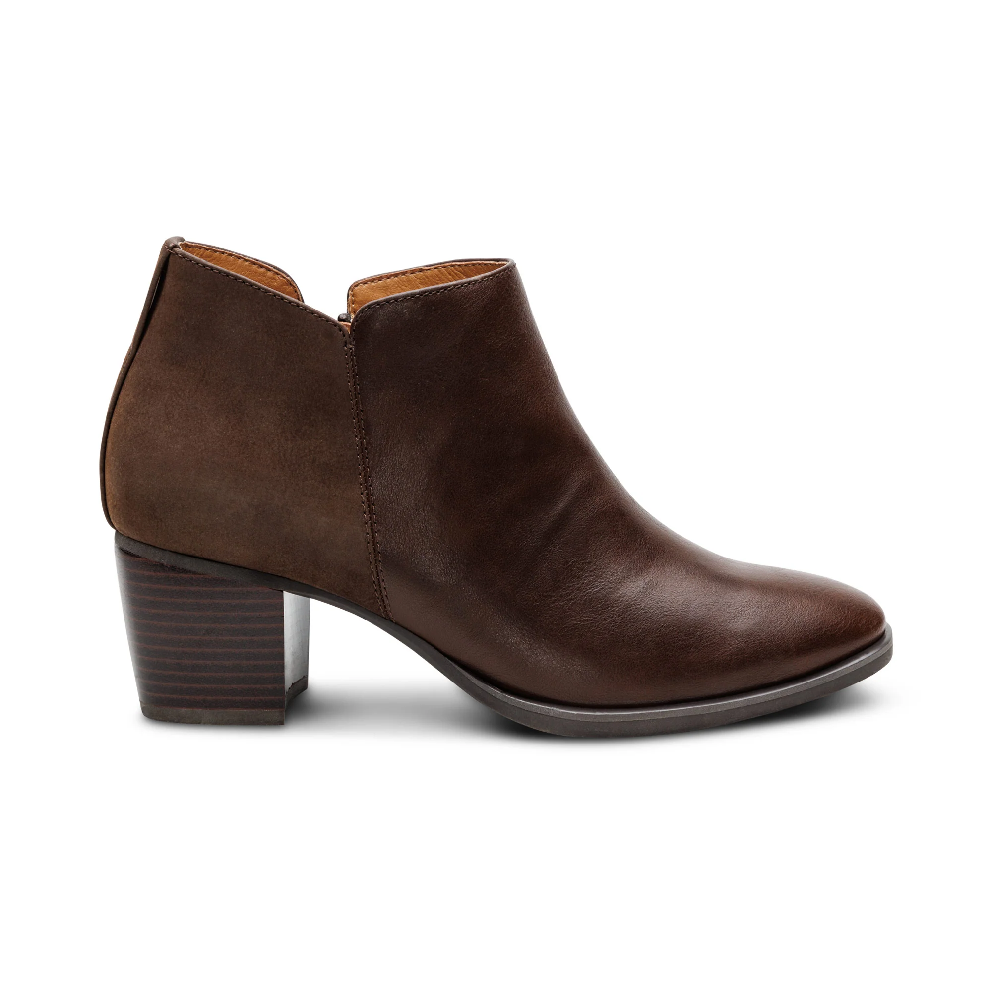 Victoria Short Bootie - Dark Brown - Image 2