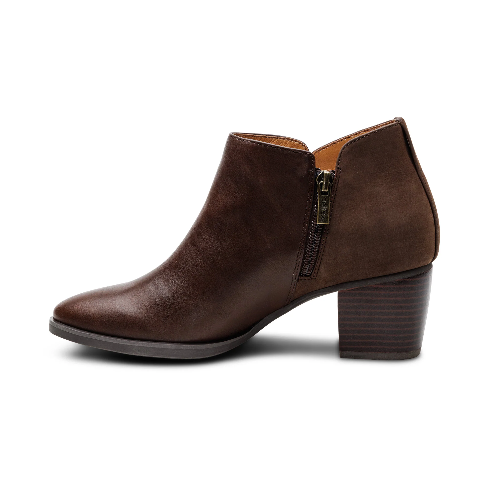 Victoria Short Bootie - Dark Brown - Image 4