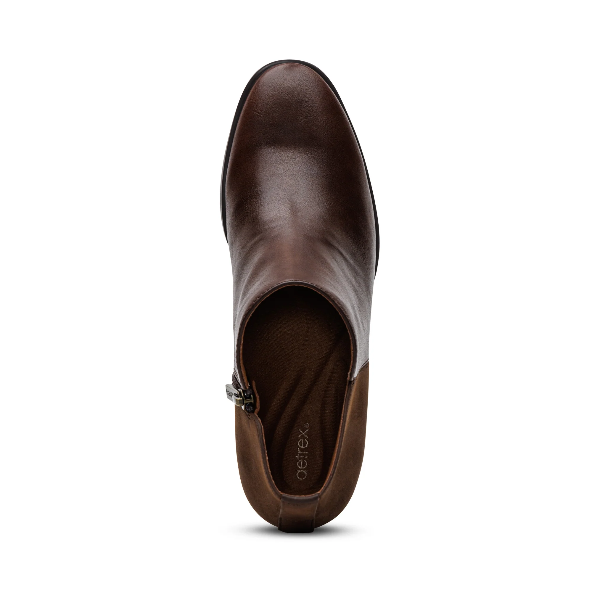 Victoria Short Bootie - Dark Brown - Image 5