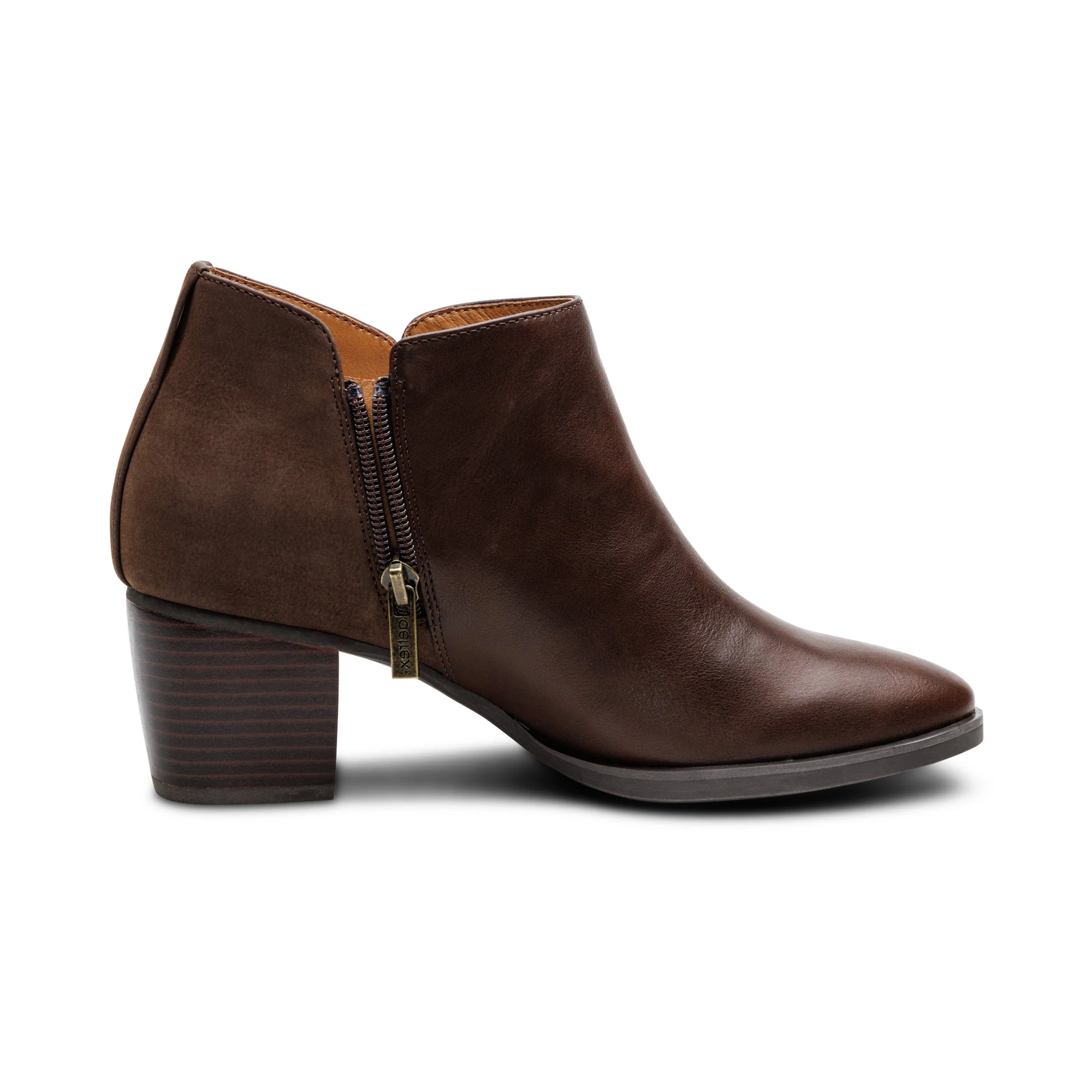 Victoria Short Bootie - Dark Brown - Image 7
