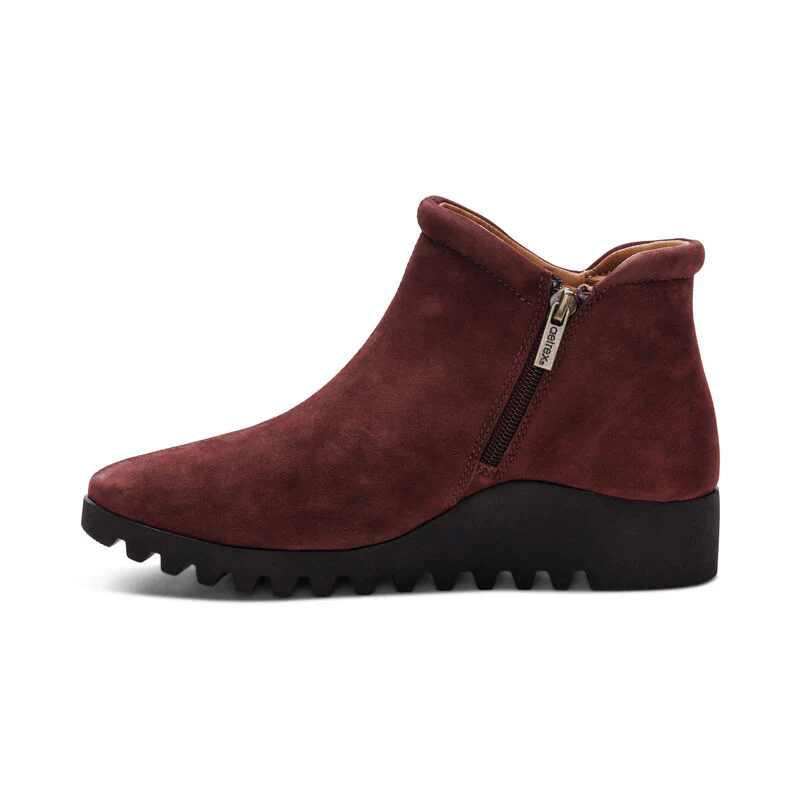 Zoey Slip-On Boot - Burgundy - Image 4
