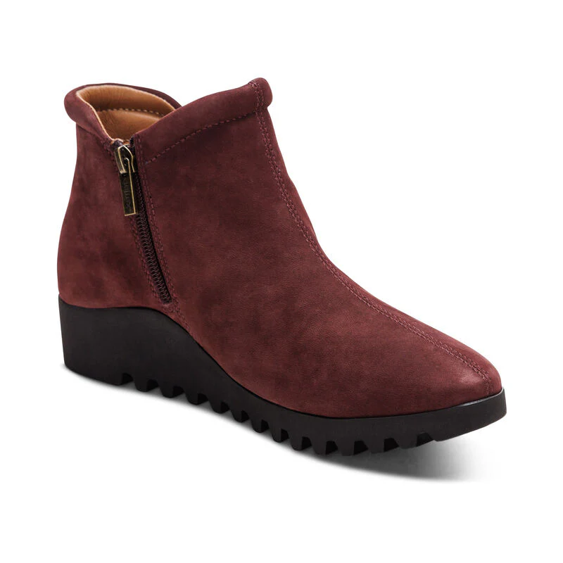 Zoey Slip-On Boot - Burgundy - Image 7